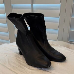 Stuart Weitzman Black Heeled Boots
